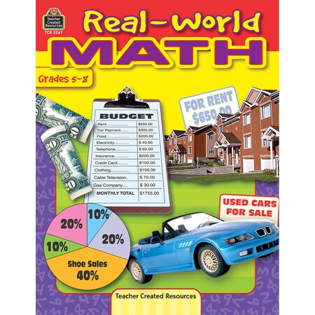 Teacher Created Resources Real-World Math Book TCR3267